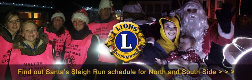 Maltby Lions Christmas Sleigh Run 2016